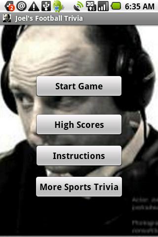 Joel’s Football Trivia Android Brain & Puzzle