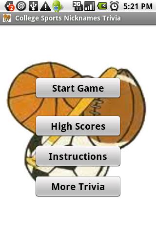 College Sports Nicknames Quiz Android Brain & Puzzle