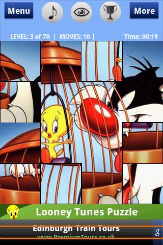 Looney Tunes Puzzle Android Brain & Puzzle