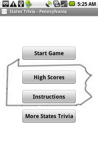 States Trivia – Pennsylvania Android Brain & Puzzle
