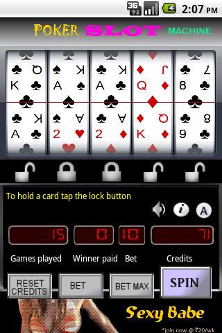 Poker Slot Machine Android Cards & Casino