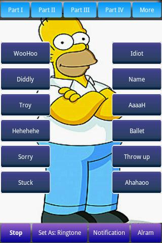 Simpsons Soundboard Android Arcade & Action
