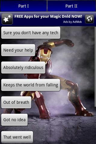 Iron Man GoGoGo Android Casual