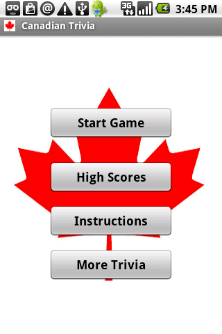 Canada Trivia Android Brain & Puzzle