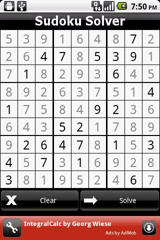 Sudoku Solver Android Brain & Puzzle