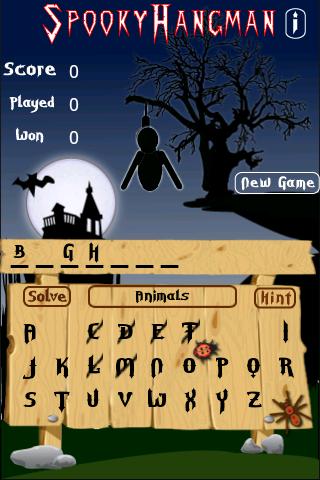 Spooky Hangman Android Brain & Puzzle
