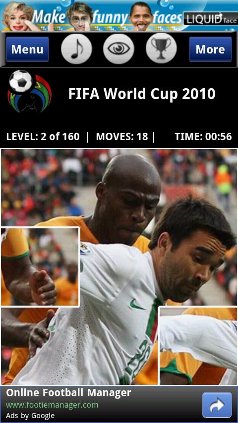 FIFA World Cup 2010 Android Brain & Puzzle