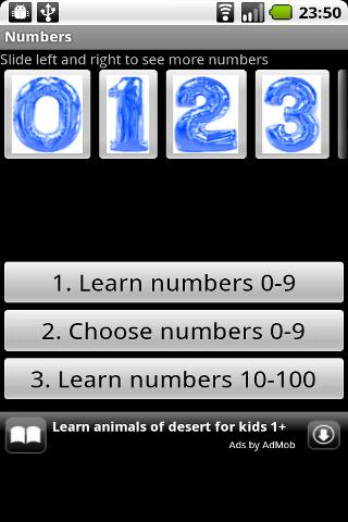 Numbers for kids Android Brain & Puzzle