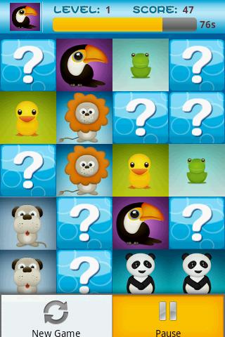 Cute Critters Memory Android Casual