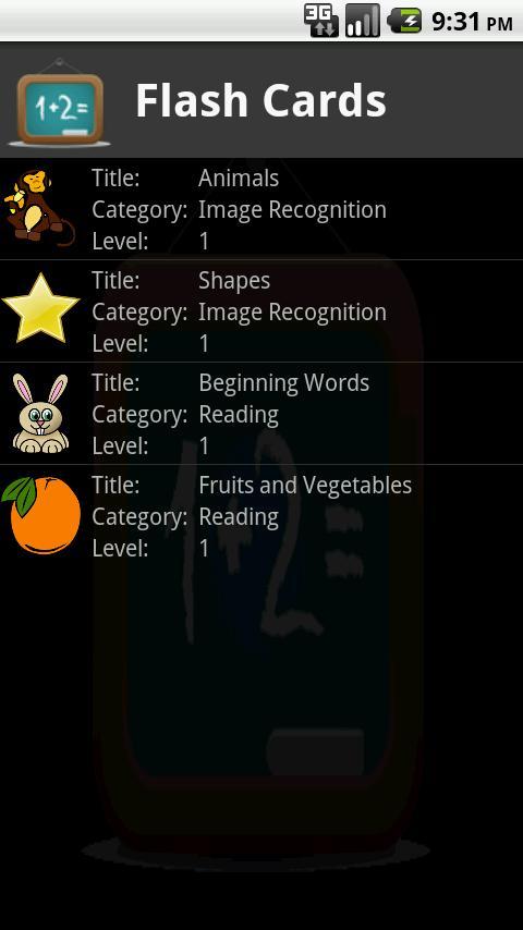 Flash Cards Android Brain & Puzzle