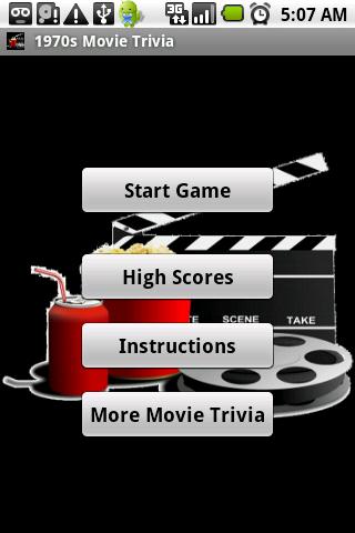 1970s Movie Trivia Android Brain & Puzzle