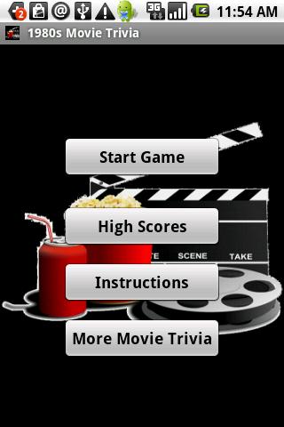 1980s Movie Trivia Android Brain & Puzzle