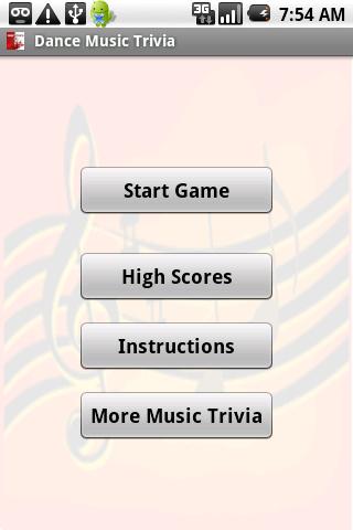 Dance Music Trivia Android Brain & Puzzle