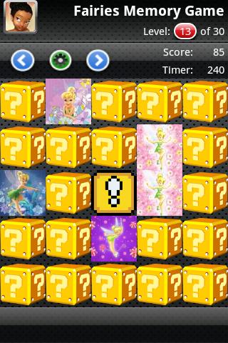 Fairies Memory Game Android Casual