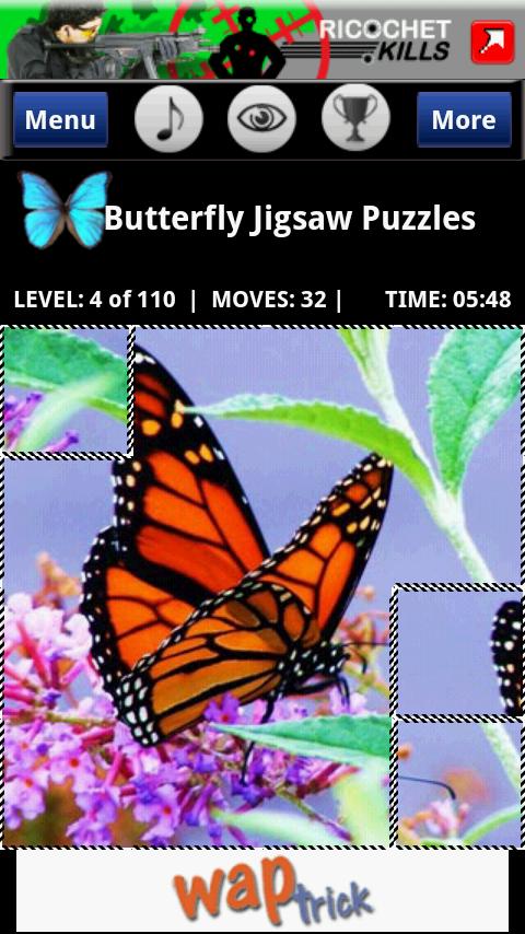 Butterfly Jigsaw Puzzles Android Brain & Puzzle