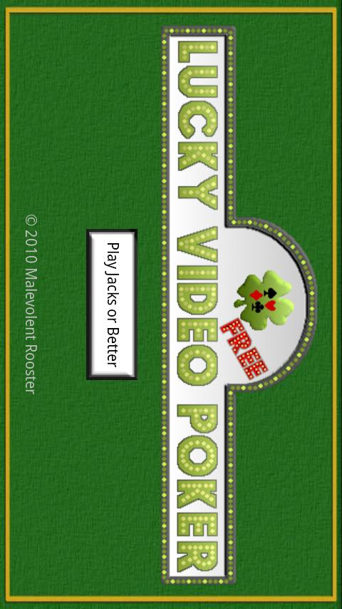 Lucky Video Poker Free Android Cards & Casino