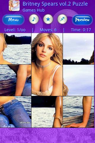 Hot Girl Britney Spears vol.02 Android Brain & Puzzle
