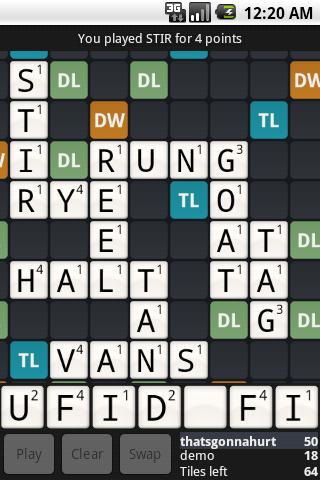 Wordfeud Android Brain & Puzzle