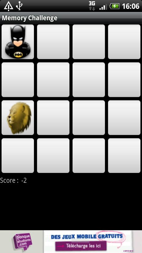 Memory Challenge Android Brain & Puzzle