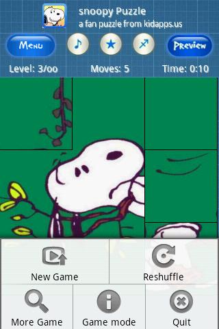 Snoopy Puzzle Android Brain & Puzzle