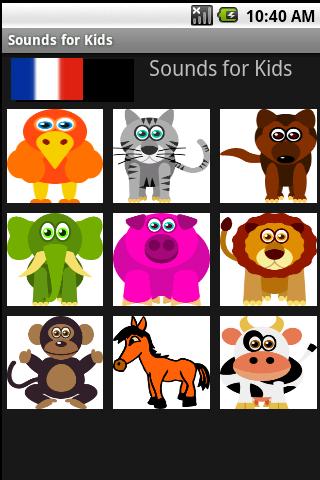 French – Sounds for Kids Android Brain & Puzzle