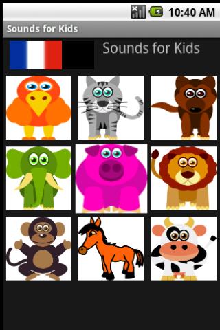 French – Sounds for Kids Android Brain & Puzzle
