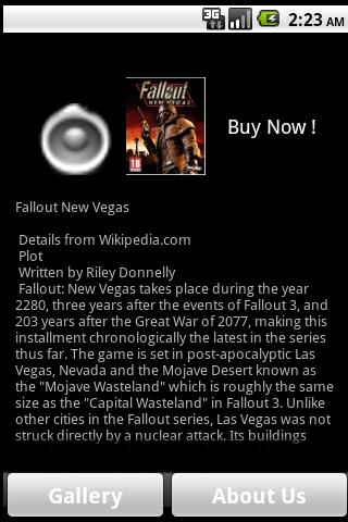 Fallout New Vegas -Wallpapers! Android Arcade & Action