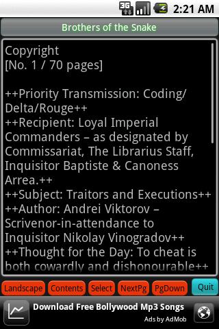 WarHammer 40K: 47 Novels Android Casual