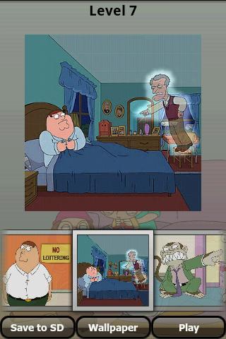 Family Guy Puzzle Android Brain & Puzzle
