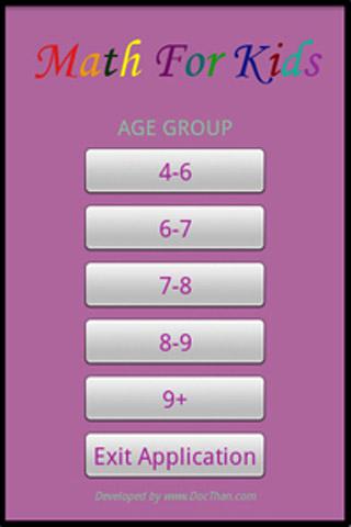 Math for Kids Android Arcade & Action