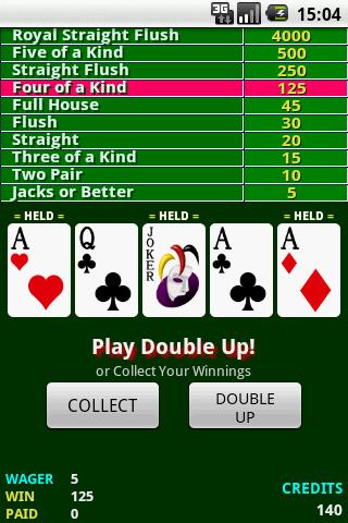 Easy Video Poker Android Cards & Casino