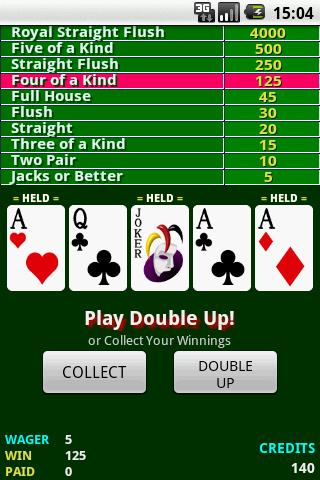 Easy Video Poker