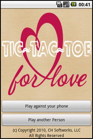 Tic-Tac-Toe for Love (Free) Android Brain & Puzzle