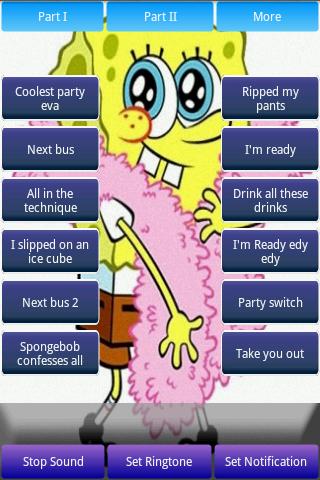 SpongēBob Sounds & Ringtones Android Casual