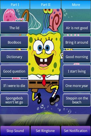 SpongēBob Sounds & Ringtones Android Casual