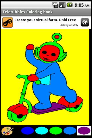 Teletubbies Coloring Book Android Casual