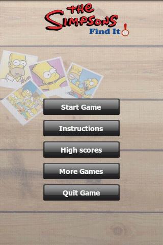 Find It : The Sìmpsons Android Arcade & Action