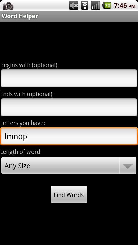 Word Helper Android Brain & Puzzle