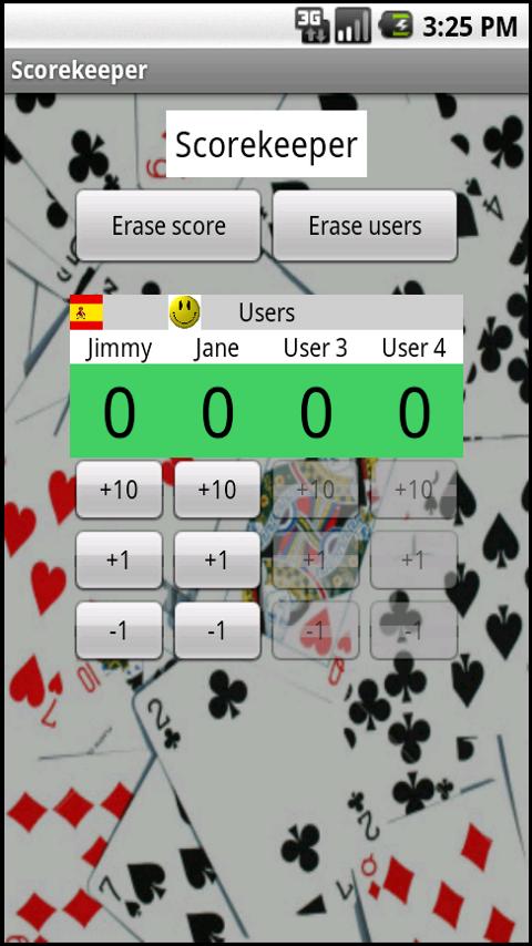 Scorekeeper Android Cards & Casino