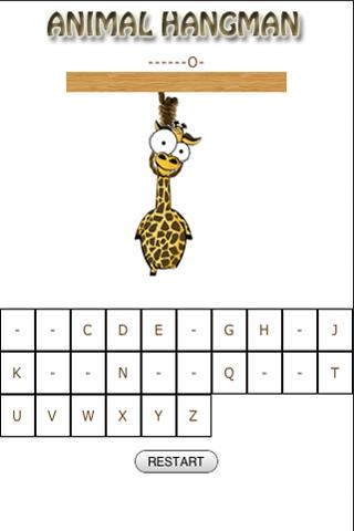 Animal Hangman Android Brain & Puzzle