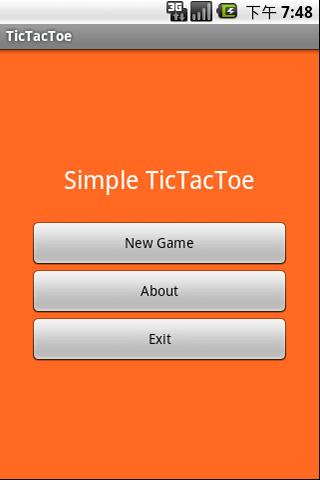 Simple TicTacToe Game