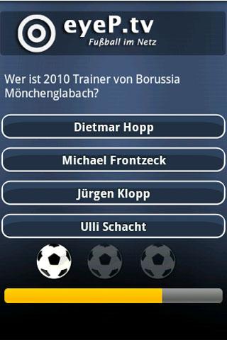 Fußball-Quiz 2010/ 11 Android Brain & Puzzle