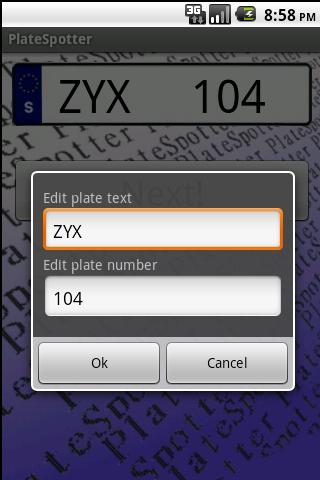 PlateSpotter Android Casual