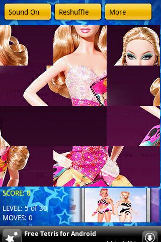 Barbie Cartoon Puzzle Android Brain & Puzzle