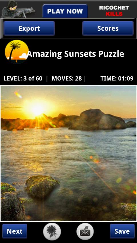 Amazing Sunsets Puzzle Android Brain & Puzzle