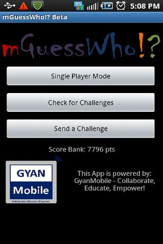 mGuessWho!? Android Brain & Puzzle