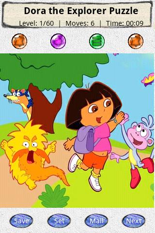 Hi Puz! – Dora the Explorer Android Brain & Puzzle