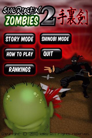 Shuriken Zombies 2(LITE) Android Arcade & Action