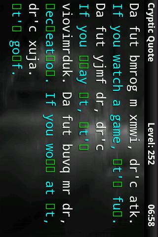 Cryptic Quote Free Android Brain & Puzzle