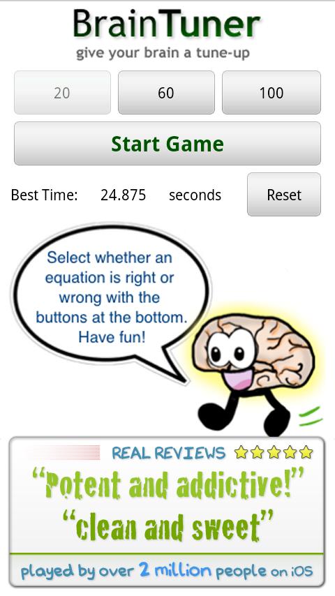 Brain Tuner Lite Android Brain & Puzzle